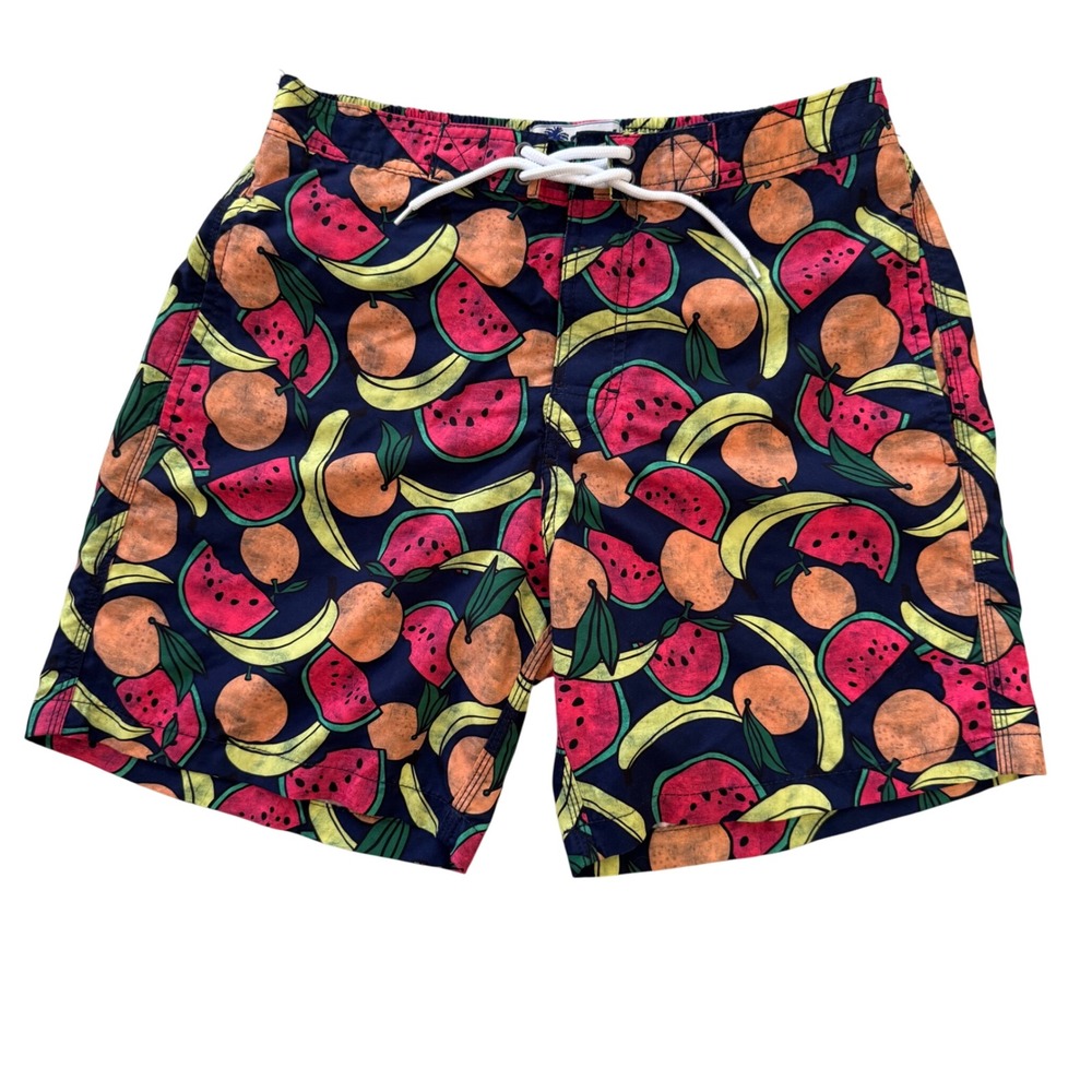 Trunks Surf & Swim Co. Fruit Print Swim Trunks Shorts‎ - Mens Medium 30x7